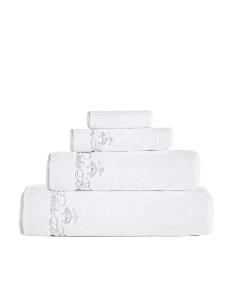 Brooks Brothers Contrast Frame 12" x Turkish Cotton Wash Towel
