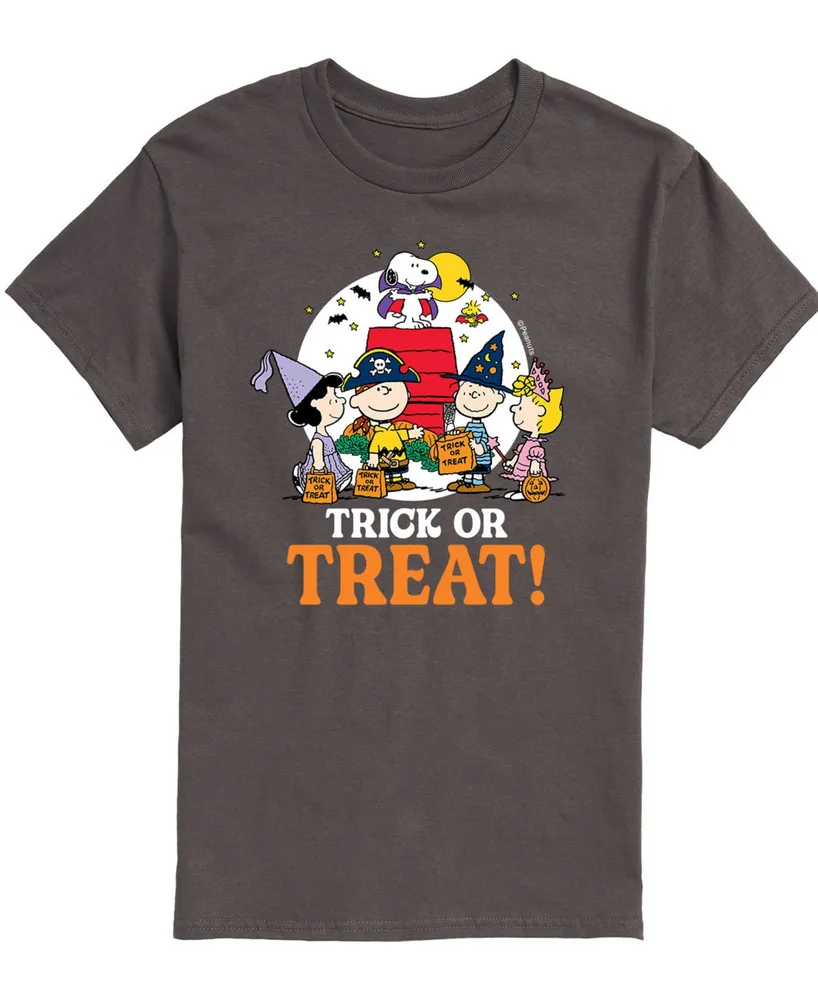 Airwaves Men's Peanuts Trick Or Treat T-shirt