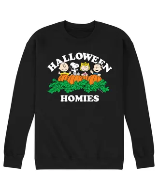 Airwaves Men's Peanuts Halloween Homies Fleece T-shirt