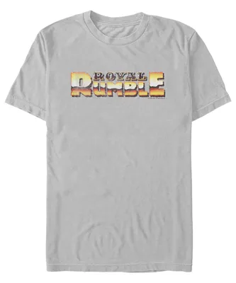 Fifth Sun Men's Wwe Royal Rumble Short Sleeve T-shirt - Silver