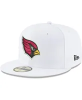 Men's New Era White Arizona Cardinals Omaha 59FIFTY Fitted Hat