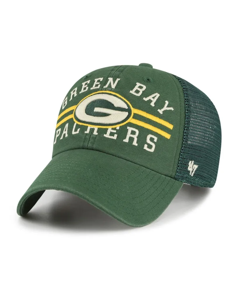 Men's '47 Green Green Bay Packers Highpoint Trucker Clean Up Snapback Hat