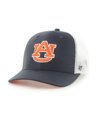 Men's '47 Brand Navy and White Auburn Tigers Basic Two-Tone Trophy Flex Hat