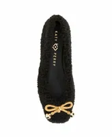 Katy Perry Women's The Evie Fuzzy Square Toe Flats