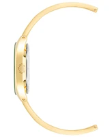 Anne Klein Women's Three-Hand Quartz Green and Gold-Tone Alloy Bangle Watch, 34mm