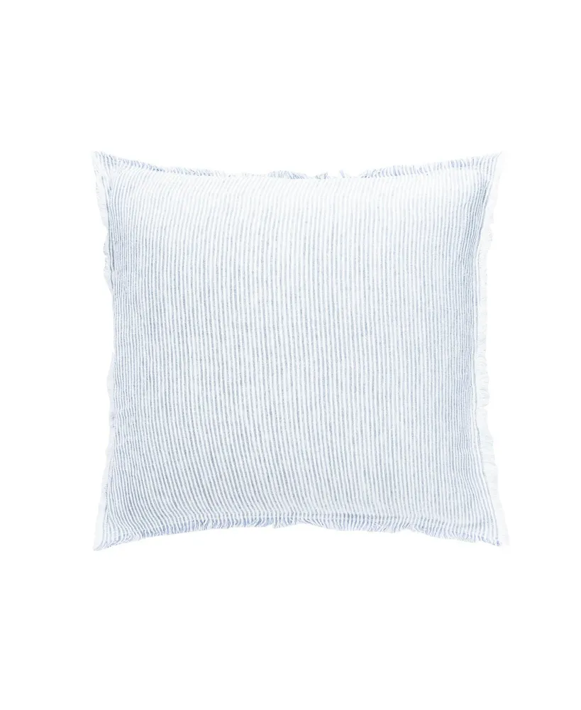 Dalia Linen Euro Sham, Light Blue – HiEnd Accents