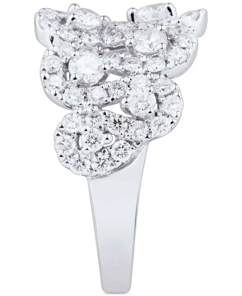 Grown With Love Lab Grown Diamond Tiara Ring (1-1/2 ct. t.w.) in 14k White Gold