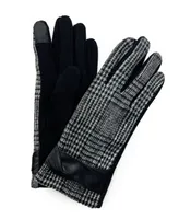 Marcus Adler Women's Plaid Jersey Touchscreen Glove