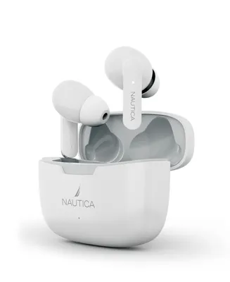 Nautica T200 True Wireless Bluetooth Stereo Earbuds, White
