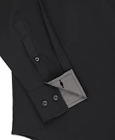 ConStruct Men's Slim-Fit Solid Performance Stretch Cooling Comfort Dress Shirt