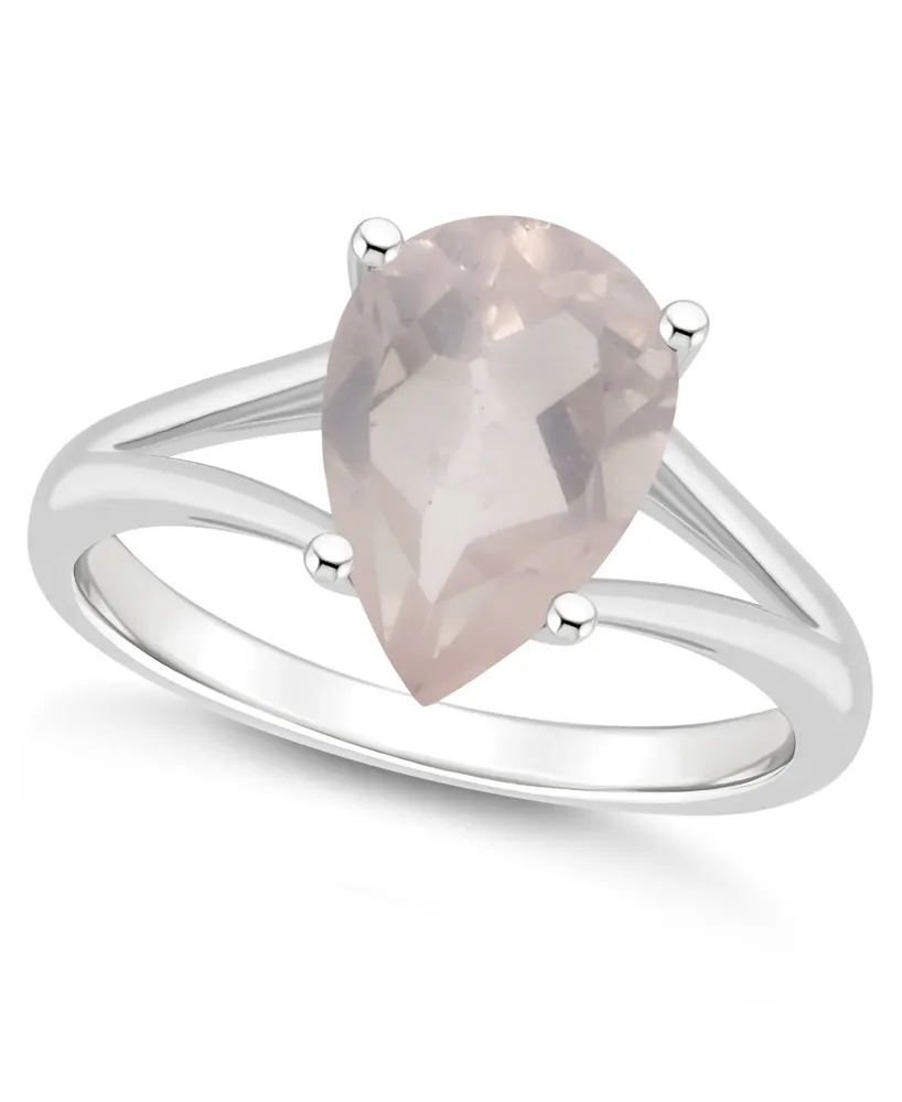 Macy's Women's Rose Quartz (2-3/4 ct.t.w.) Ring Sterling Silver