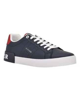 Tommy Hilfiger Men's Rezmon Lace Up Low Top with H Logo Sneakers