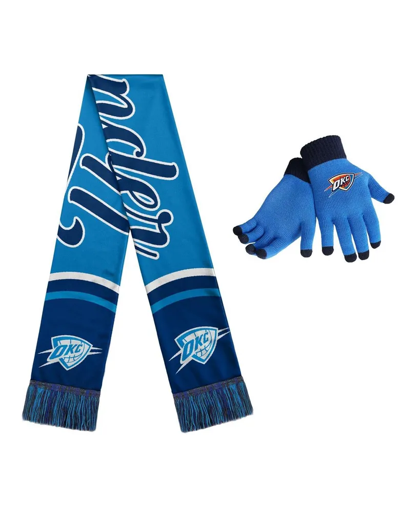 Women's Oklahoma City Thunder Glove and Scarf Set