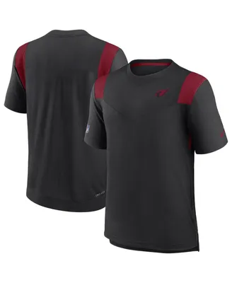 Men's Nike Black Arizona Cardinals Sideline Tonal Logo Performance Player T-shirt
