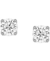 Alethea Certified Diamond Stud Earrings (1 ct. t.w.) in 14k White Gold featuring diamonds with the De Beers Code of Origin, Created for Macy's