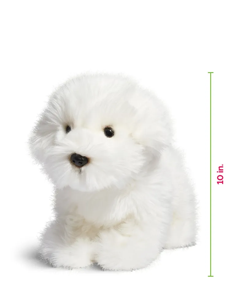 Geoffrey's Toy Box 10" Maltese Puppy Dog Toy