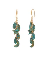 Robert Lee Morris Soho Women's Celestial Patina Linear Earrings