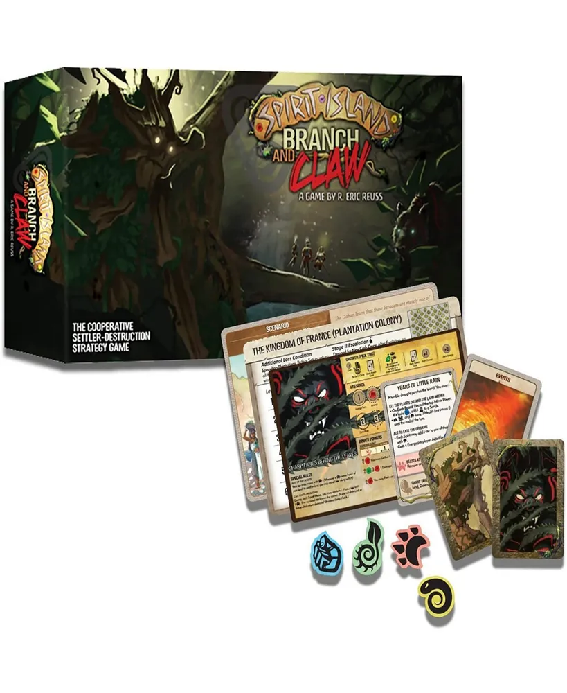 Spirit Island Branch Claw Expansion Cooperative Settler-Destruction Strategy Game