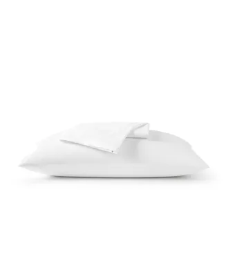Premium Ice Silk Standard Queen Pillow Protector, Set of 2