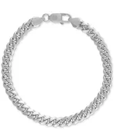 Esquire Men's Jewelry Cuban Link Chain Bracelet, Created for Macy's