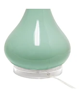 Lalia Home Droplet Table Lamp with Fabric Shade