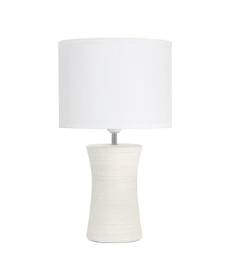 Simple Designs Hourglass Table Lamp