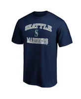 Men's Fanatics Navy Seattle Mariners Heart and Soul T-shirt