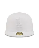 Men's New Era Los Angeles Dodgers White on 59FIFTY Fitted Hat