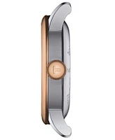 Tissot Men's Swiss Automatic Le Locle Powermatic 80 Open Heart Two Tone Stainless Steel Bracelet Watch 39mm