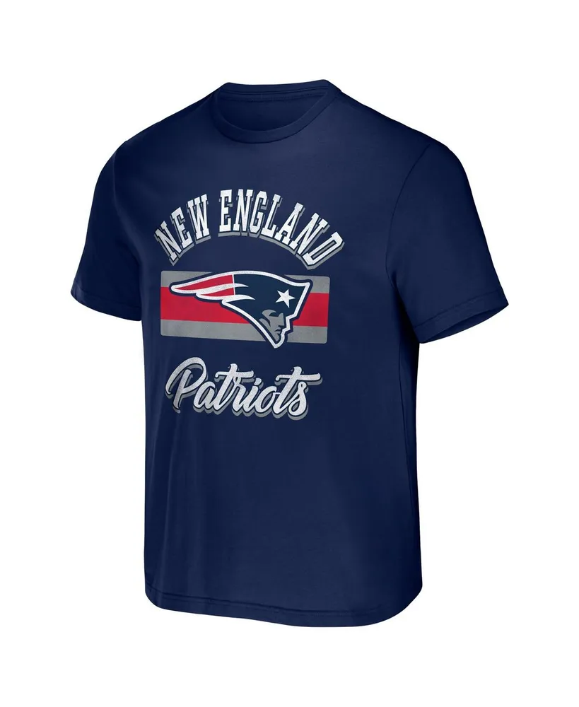 Men's Nfl x Darius Rucker Collection by Fanatics Navy New England Patriots Stripe T-shirt