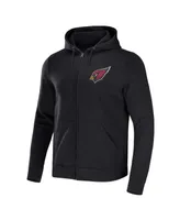 Men's Nfl x Darius Rucker Collection by Fanatics Black Arizona Cardinals Rocker Full-Zip Hoodie