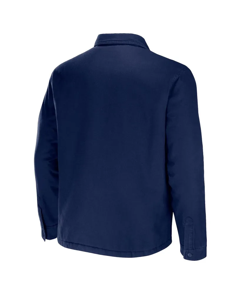 Men's Nfl x Darius Rucker Collection by Fanatics Navy Dallas Cowboys Canvas Button-Up Shirt Jacket