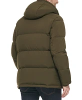 Cole Haan Men's Puffer Coat With Fleece-Lined Hood