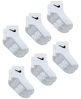 Nike Baby and Toddler Boys or Girls Multi Logo Socks, Pack of 6