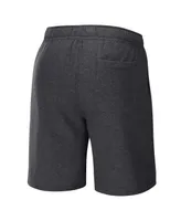 Men's Nfl x Darius Rucker Collection by Fanatics Heather Charcoal Las Vegas Raiders Logo Shorts