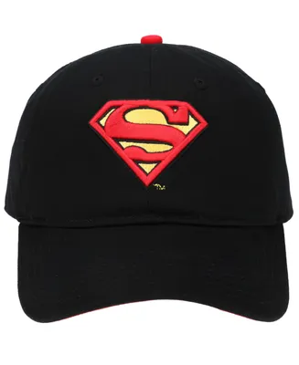 Warner Brothers Men's Dc Comics Superman Low Profile Unstructured Dad Hat Adjustable Baseball Cap