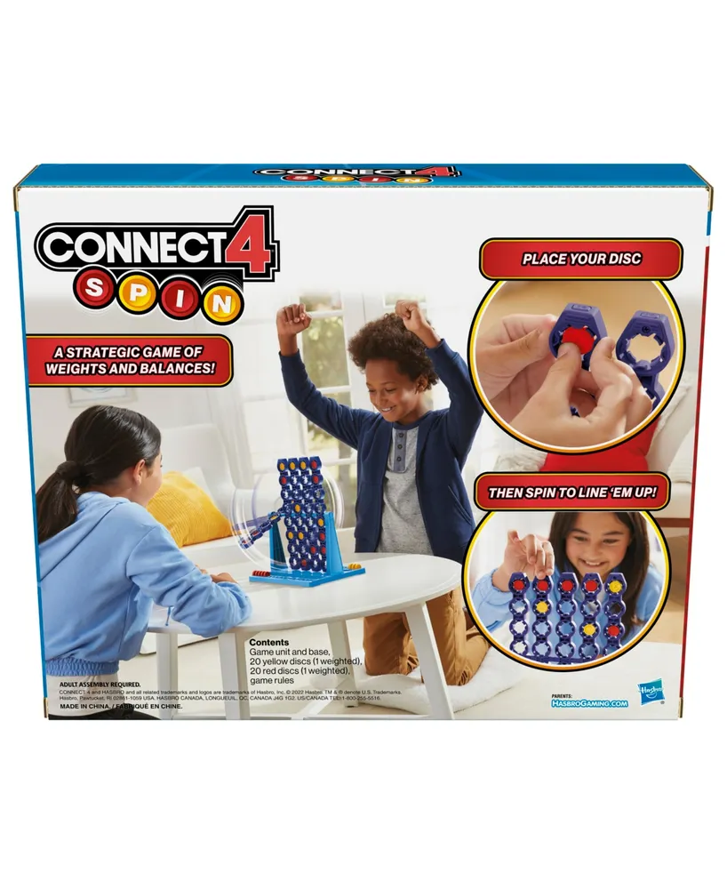 Connect 4 Spin, Features Spinning Connect 4 Grid, 2 Player Board Game
