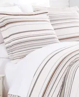 Southshore Stripe 3 Piece Comforter Sham Set