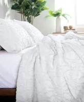 Stella Clipped Jacquard Comforter Set