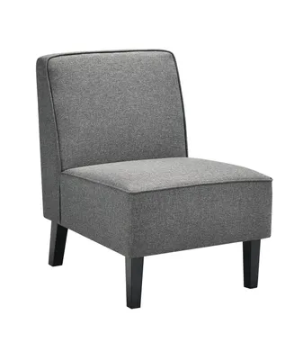 Costway Accent Chair Armless Fabric Sofa Living Room Furniture