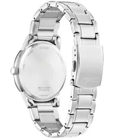 Citizen Eco-Drive Men's Classic Stainless Steel Bracelet Watch 40mm - Silver