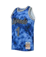 Men's Mitchell & Ness Penny Hardaway Blue Orlando Magic 1994-95 Galaxy Swingman Jersey