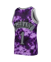 Men's Mitchell & Ness Tracy McGrady Purple Toronto Raptors 1998-99 Galaxy Swingman Jersey