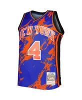 Men's Mitchell & Ness Nate Robinson Blue New York Knicks 2005-06 Hardwood Classics Marble Swingman Jersey