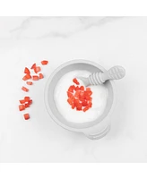 Bumkins Baby Bowl with Lid and Spoon First Feeding, 3 Piece Set