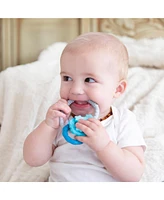 Bumkins Baby Girls Three Textured Gripping Teething Charms