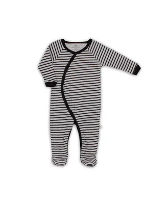 Snugabye Baby Boys or Girls Stripe Kimono Sleeper Coverall, 1 Piece Set