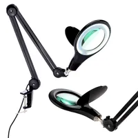 Brightech Lightview Pro Led Screw Clamp Magnifier Desk Lamp - (2.25x) 5 Diopter