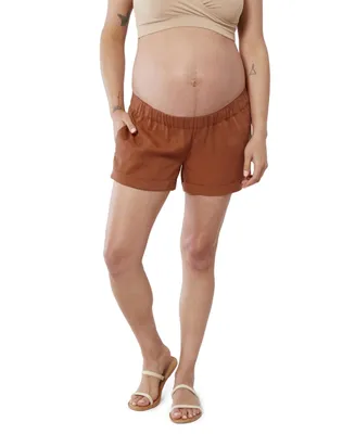 Ingrid + Isabel Maternity Elastic Waist Shorts