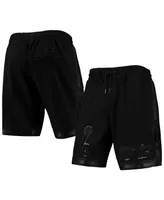 Men's Pro Standard Washington Wizards Triple Black Gloss Shorts